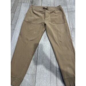 Rare Edition Express Tan Joggers Men Size Medium Relaxed Tapered Fit Stretch